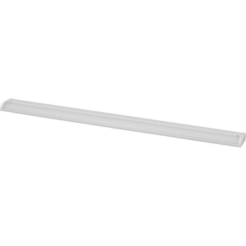 Progress Lighting Hide-A-Lite V 36 in. 20W 1-Light Linear LED Under Cabinet Lighting in Satin White