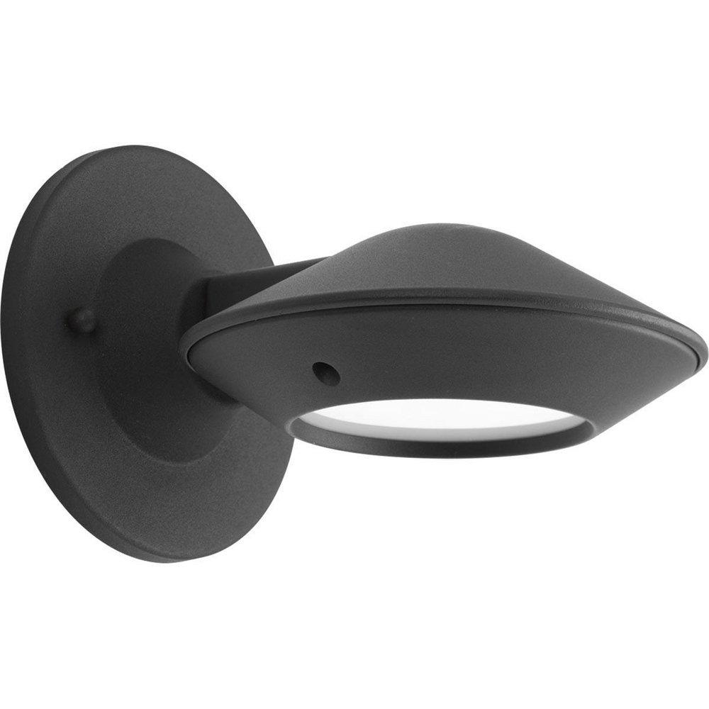 Progress Lighting Strata 1-Light 12W Integrated LED Outdoor Wall Sconce in Black