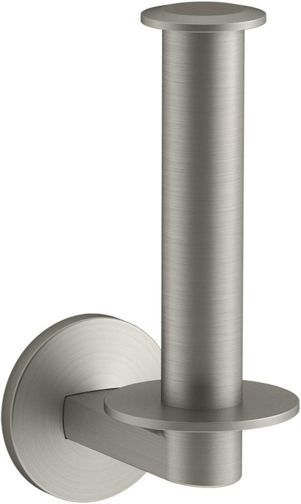 KOHLER Components™ Vertical and Wall Toilet Tissue Holder in Vibrant® Brushed Nickel