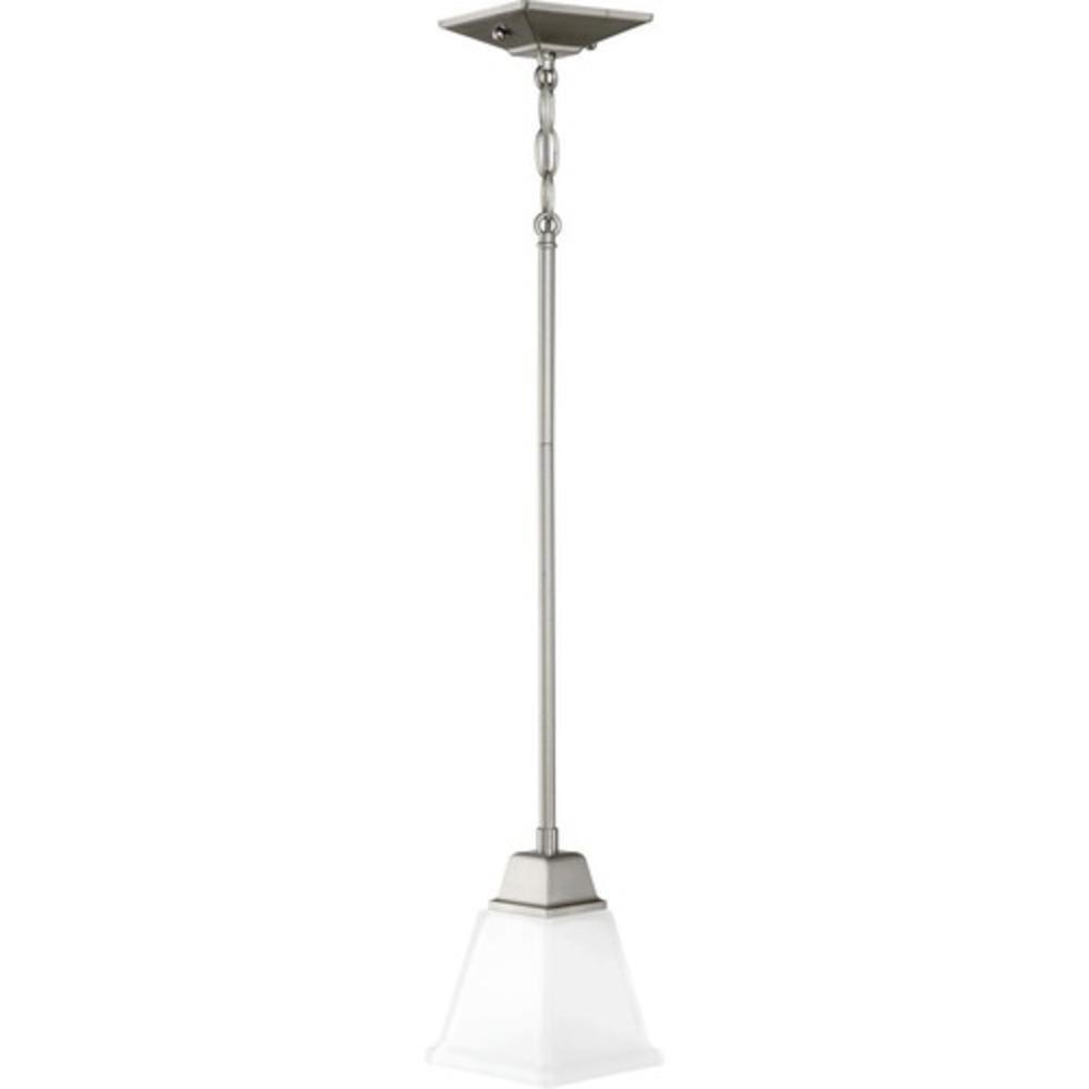 Progress Lighting Clifton Heights Collection 100W 1-Light Mini Pendant in Brushed Nickel