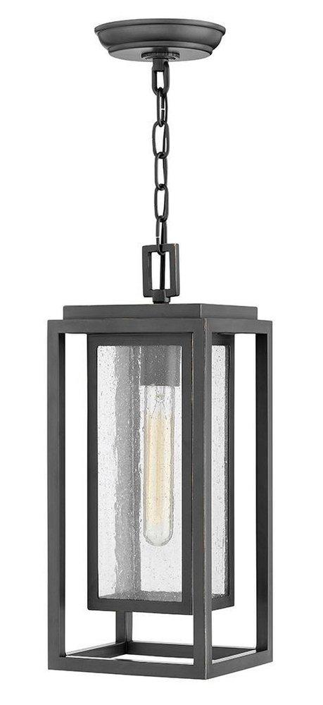 Hinkley Republic 100W 1-Light Medium E-26 Incandescent Outdoor Pendant in Oil Rubbed Bronze