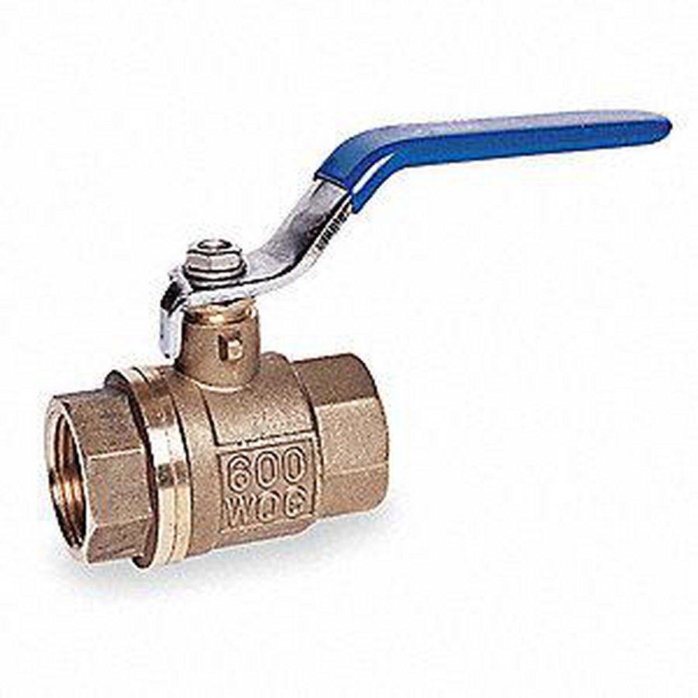 Legend Valve & Fitting T-1960MNL 3/2 in. Forged Brass Full Port MNPT x F1960 400# Ball Valve