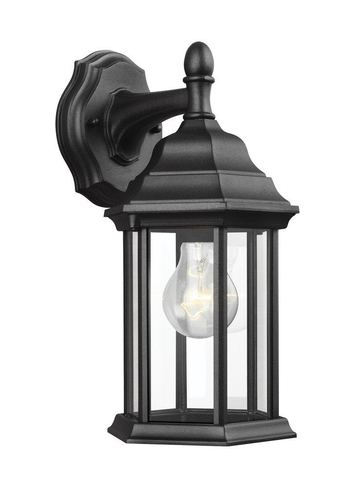 Visual Comfort & Co. Generation Lighting Sevier 100W 1-Light Medium E-26 Incandescent Outdoor Wall Sconce in Black