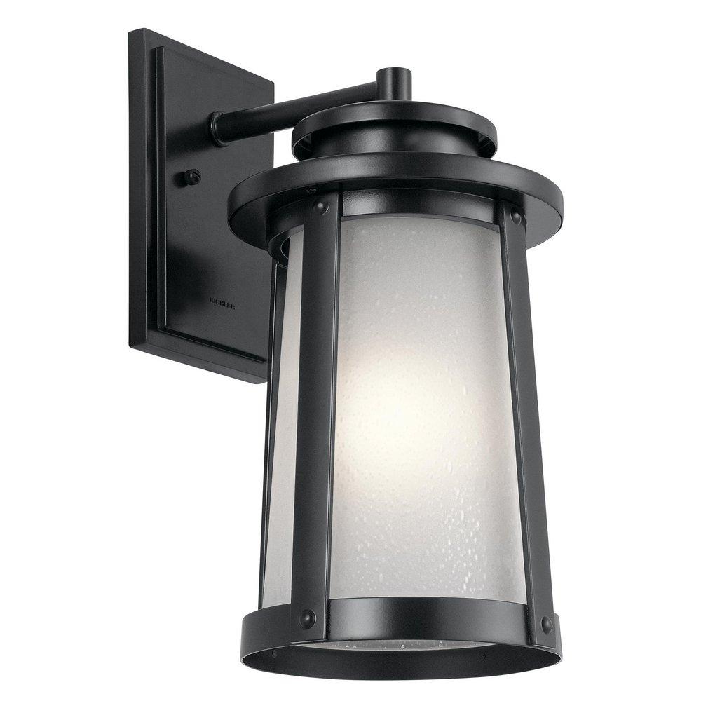Kichler Lighting Harbor Bay™ 75W 1-Light Medium E-26 Incandescent Outdoor Wall Sconce in Black