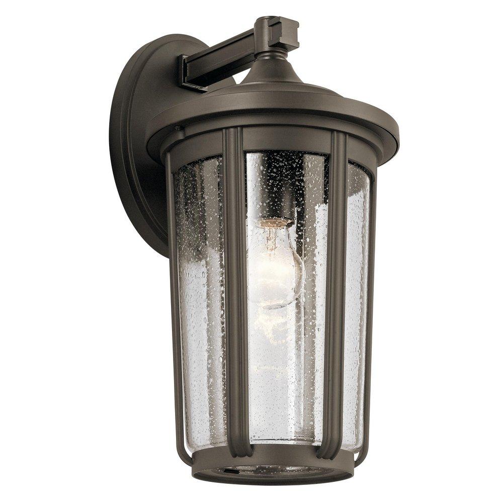 Kichler Lighting Fairfield 100W 1-Light Medium E-26 Incandescent Outdoor Wall Sconce in Olde Bronze