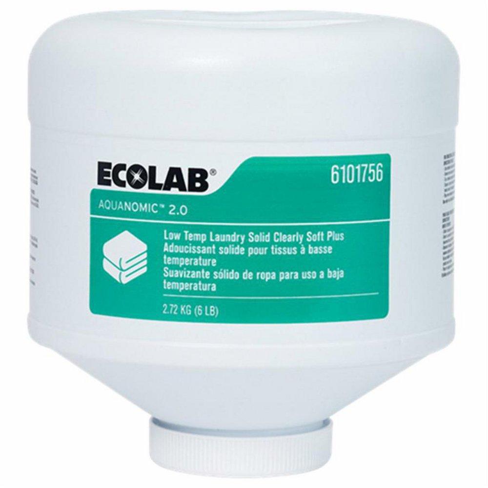 Ecolab Aquanomic™ 2.0 6 lb. Low Temperature Laundry Solid Clearly Soft Plus