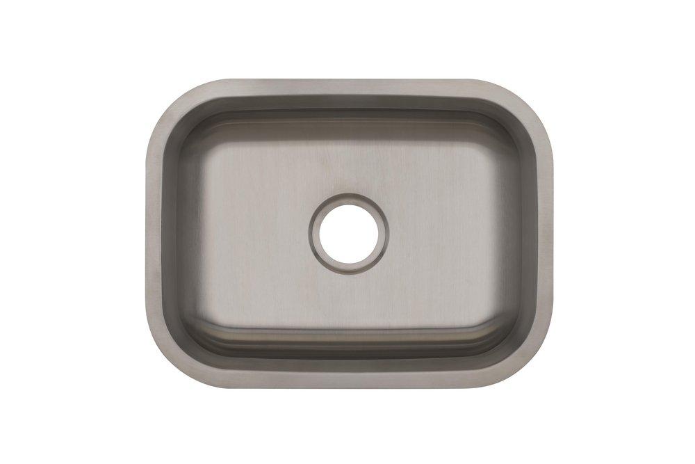 PROFLO® Plomosa 23-3/8 in. Undermount Stainless Steel Single Bowl Kitchen Sink