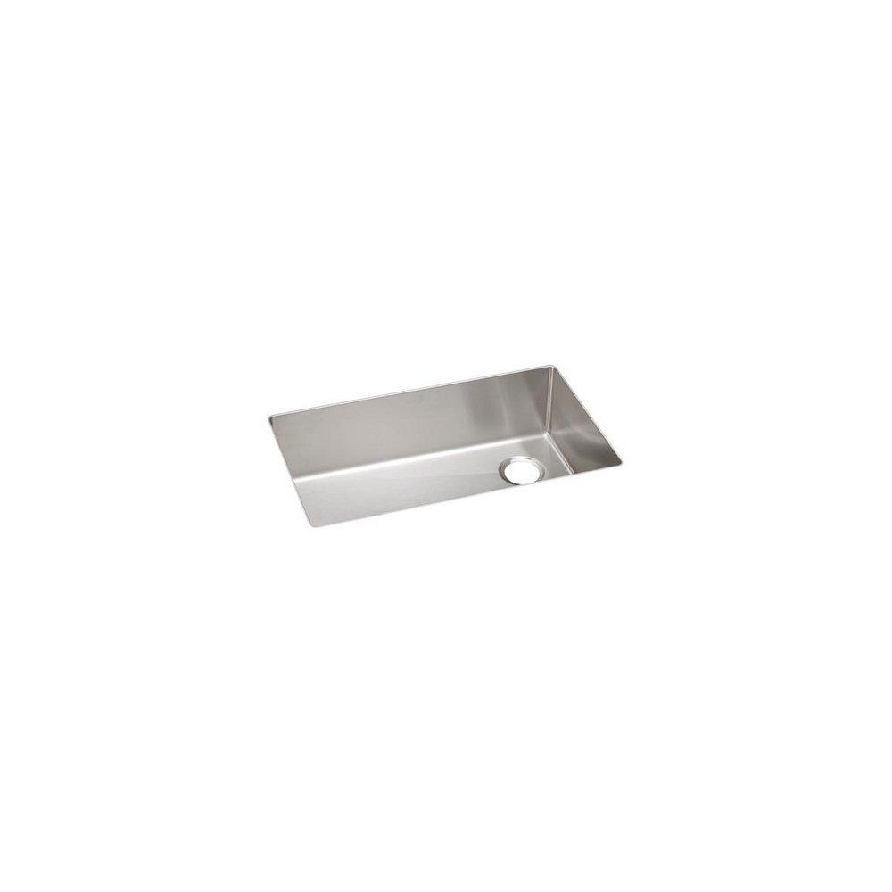 Elkay Crosstown® 31-1/2 in. Undermount Stainless Steel Single Bowl Kitchen Sink in Polished Satin