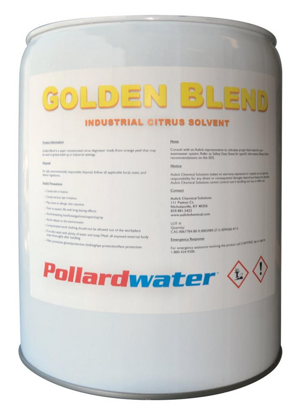 5 gal Metal Pail Gold Solvent Blend