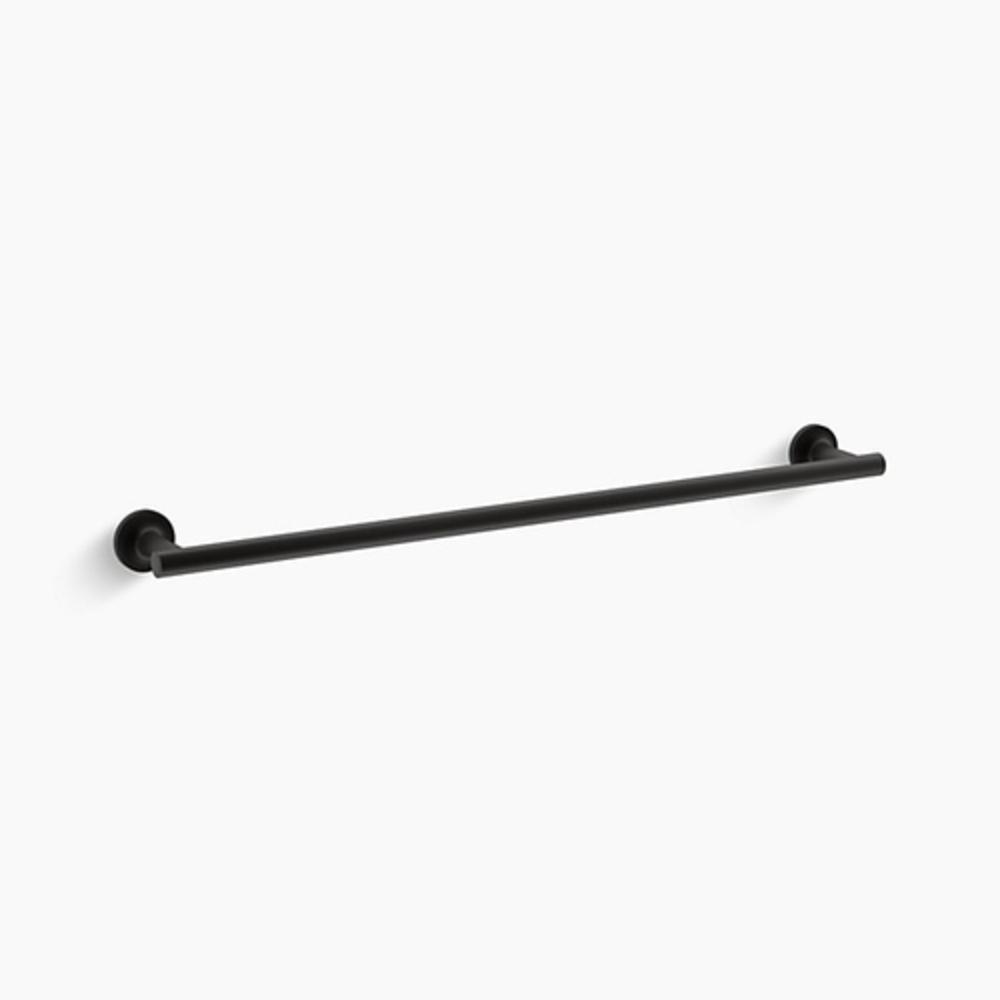 KOHLER Purist® 24 in. Towel Bar in Matte Black