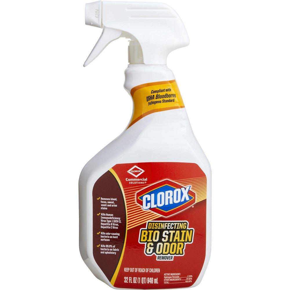Clorox Clorox® 32 oz. Disinfecting Bio Stain and Odor Remover Trigger Spray (Case of 9)