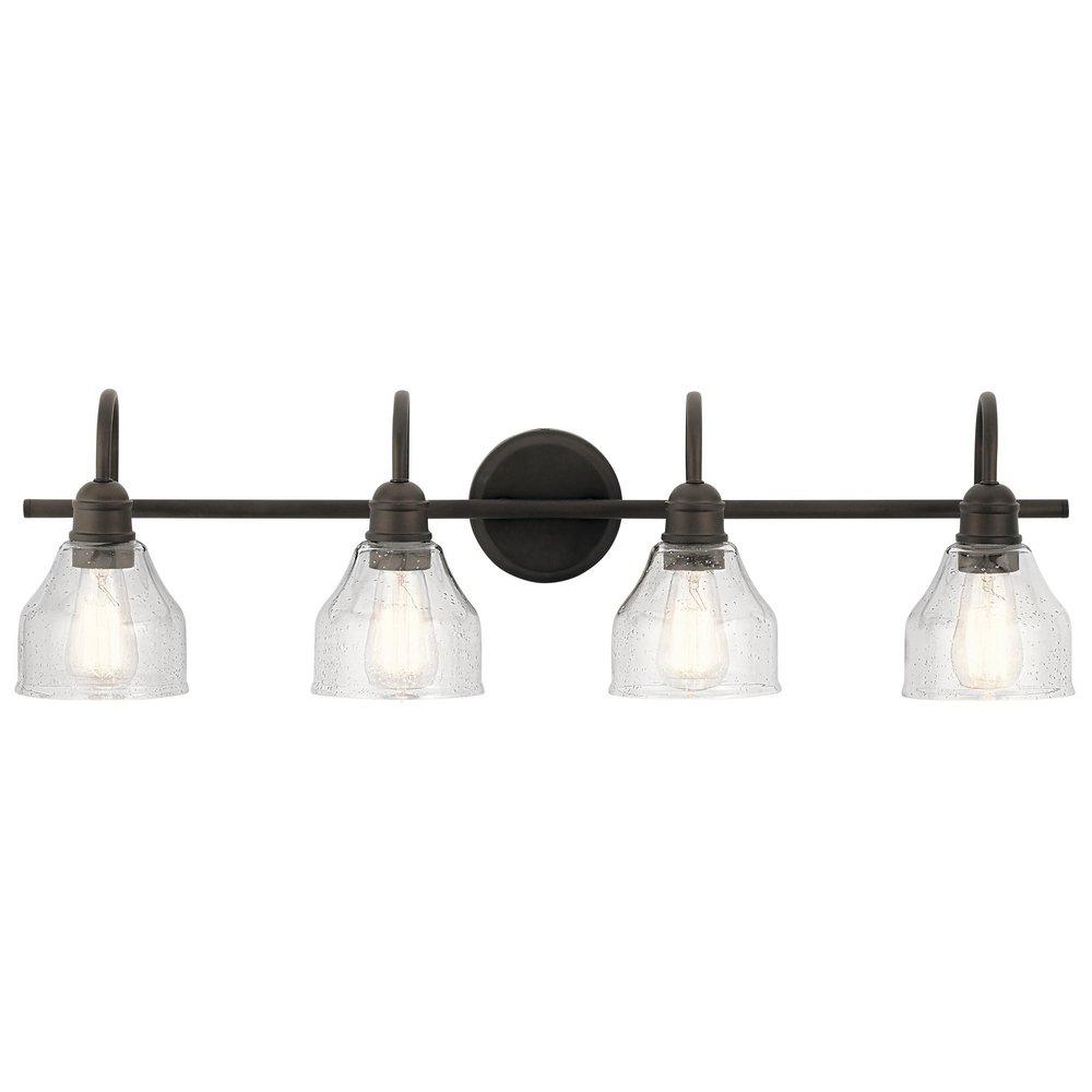 Kichler Lighting Avery™ 75W 4-Light Medium E-26 Incandescent Vanity Fixture in Olde Bronze