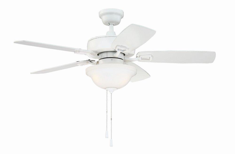 Craftmade Twist N Click 52" Ceiling Fan in White