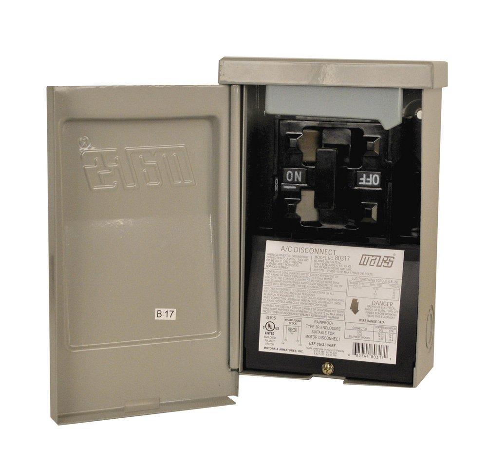 60A Single Phase Fused Disconnect with Surge Protection