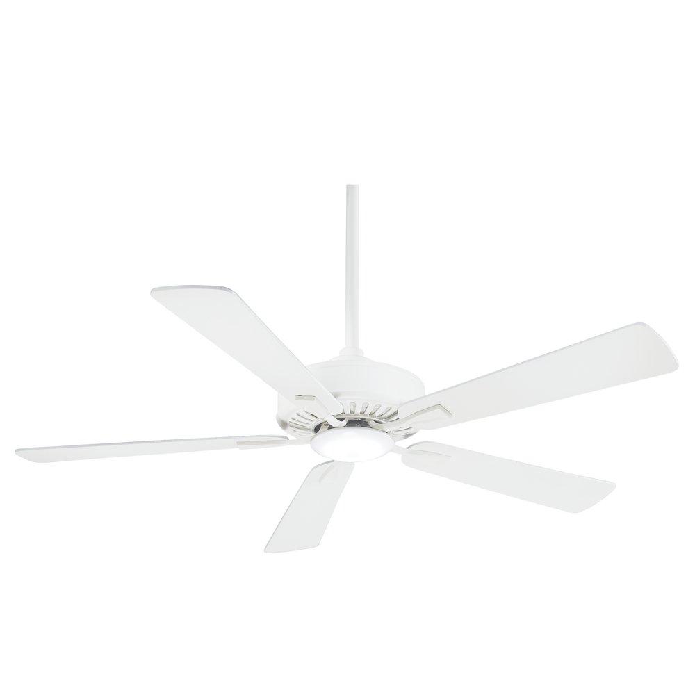 Minka Aire Contractor® 52 in. 5-Blade Indoor Ceiling Fan in White