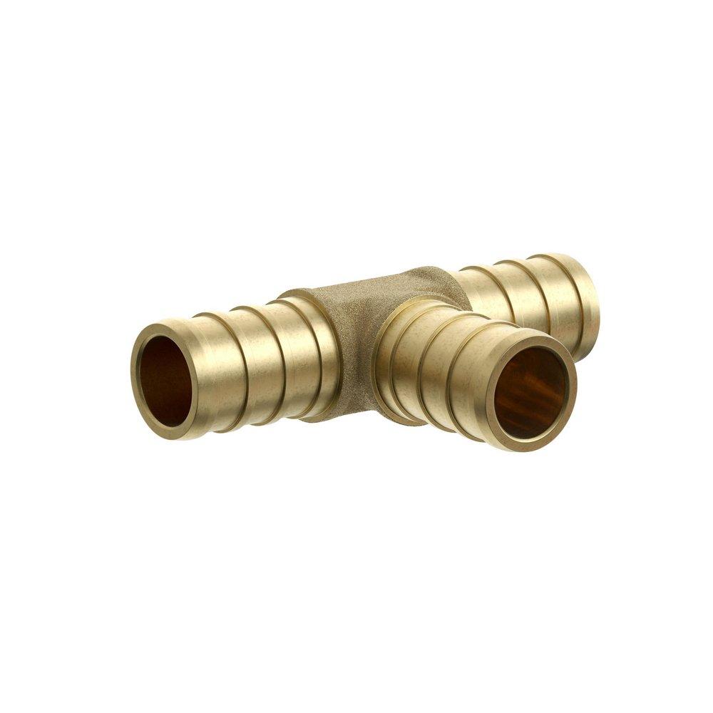 3/4 in. Brass PEX Crimp Tee