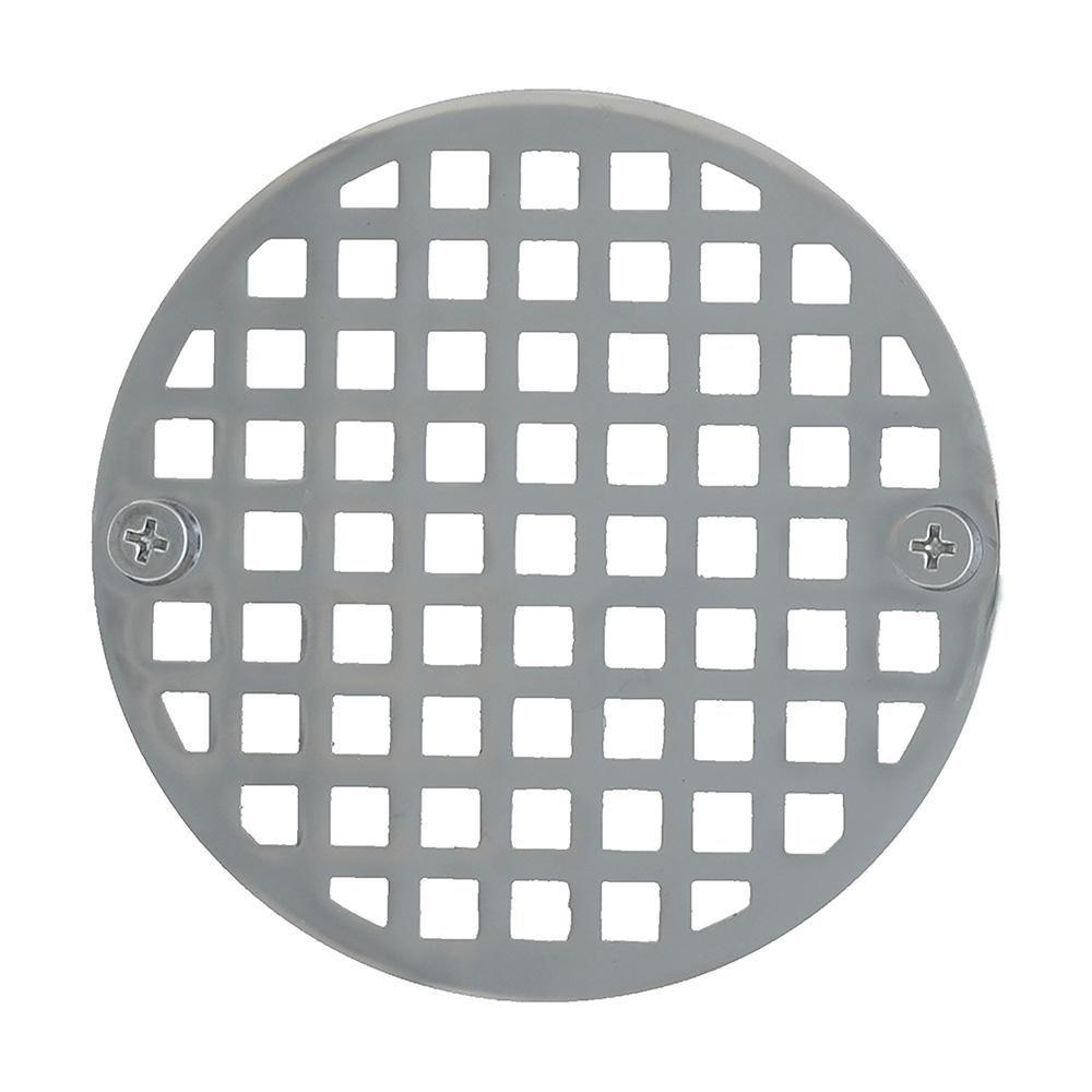4 in. Chrome Plated Round Strainer - Fits D60981
