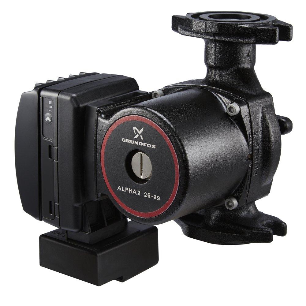 Grundfos ALPHA2 26-99F 1/6 HP 115V Cast Iron Circulator Pump
