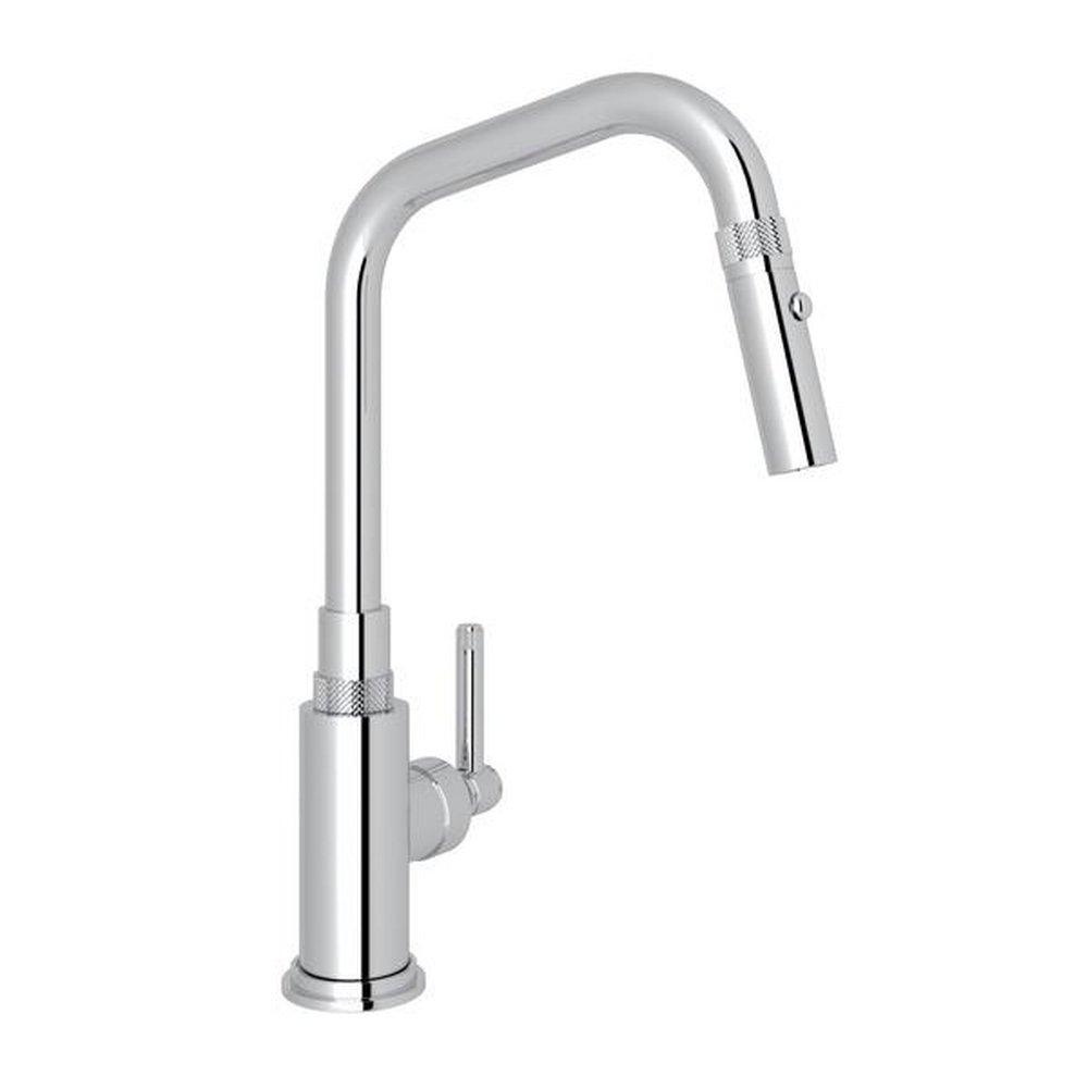 ROHL® Campo™ Single Handle Pull Down Kitchen Faucet in Polished Chrome