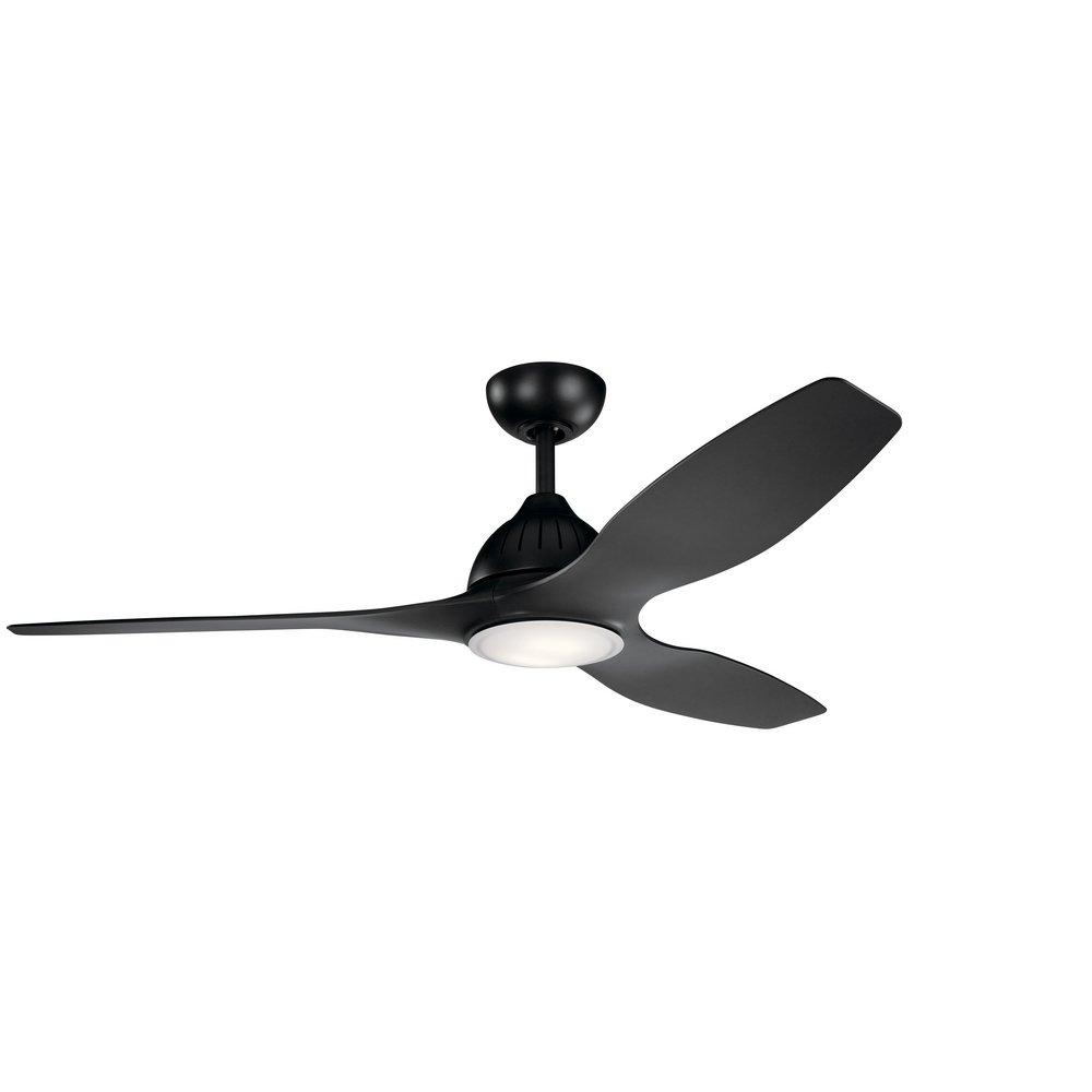 Kichler Lighting Jace™ 72W 1-Light LED Ceiling Fan in Satin Black