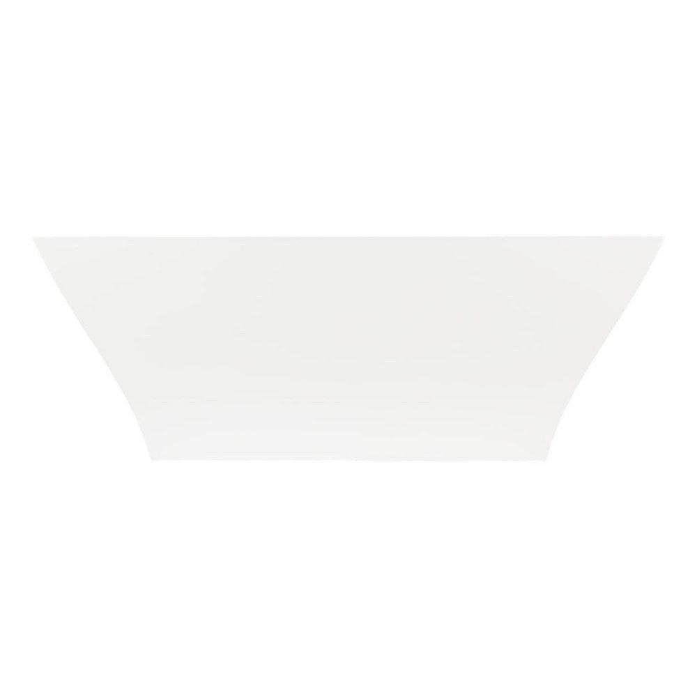 Signature Hardware Carraway 66 x 32 in. Freestanding Bathtub with Center Drain in White