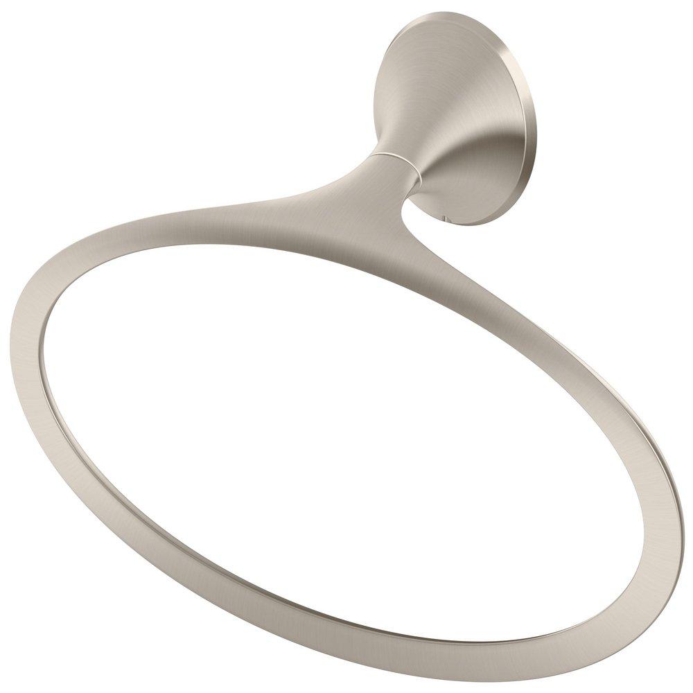 Pfister Rhen™ Oval Closed Towel Ring in Brushed Nickel