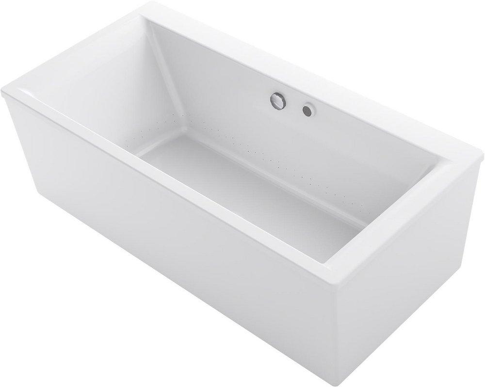 KOHLER Stargaze® 72 x 35-7/8 in. Freestanding Bathtub with Center Drain in White
