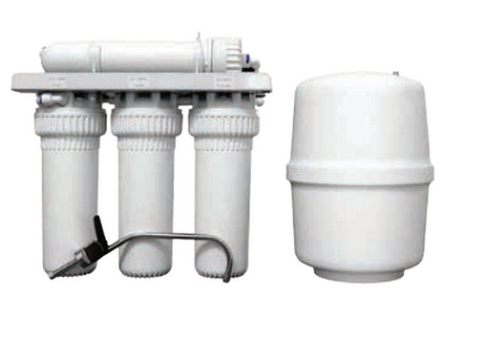 50 gpd 4 gal Reverse Osmosis Water Filter (Filtering Material Included)