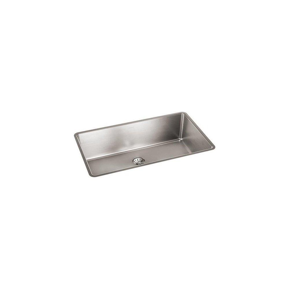 Elkay Lustertone Iconix™ 32-1/2 in. Undermount Stainless Steel Single Bowl Kitchen Sink in Luminous Satin