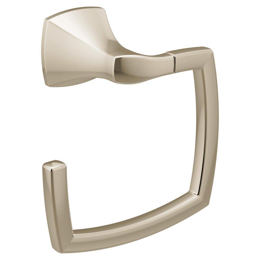 Moen Voss™ Rectangular Open Towel Ring in Polished Nickel