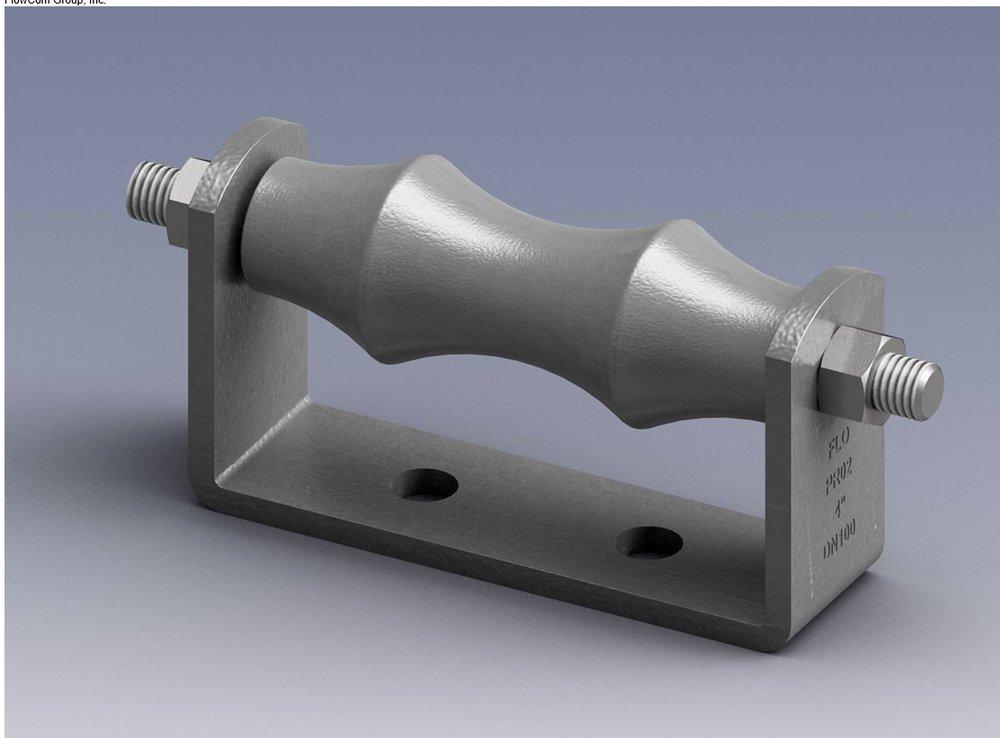 FNW® Figure 7902 10 in. Hot-Dipped Galvanized Roller Chair