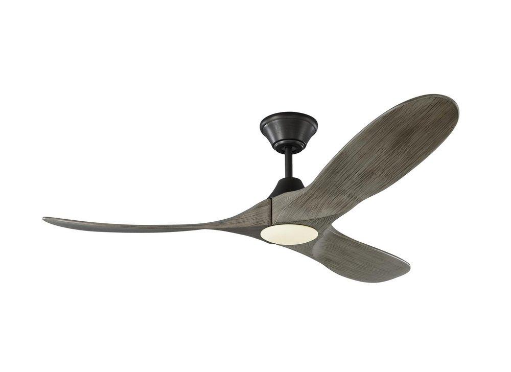 Visual Comfort & Co. Fan Maverick II 52 in. 30W 1-Light LED Ceiling Fan in Aged Pewter