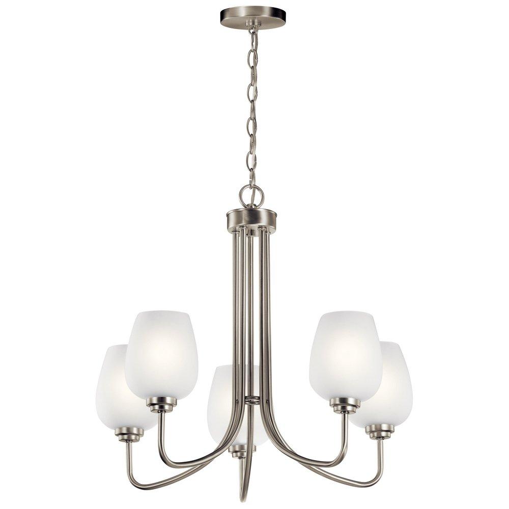 Kichler Lighting Valserrano™ 75W 5-Light Medium E-26 Incandescent Chandelier in Brushed Nickel