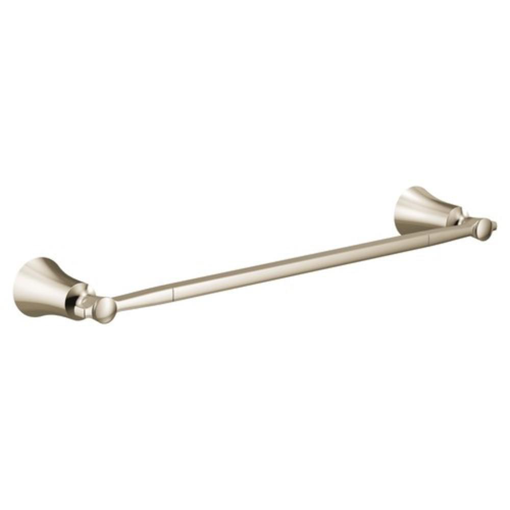 Moen Flara™ 24 in. Towel Bar in Polished Nickel