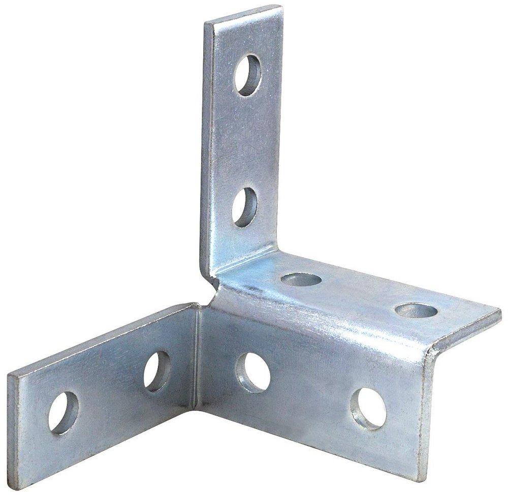 FNW® Figure 7891 Electrogalvanized 8-Hole Double Corner Wing Fitting