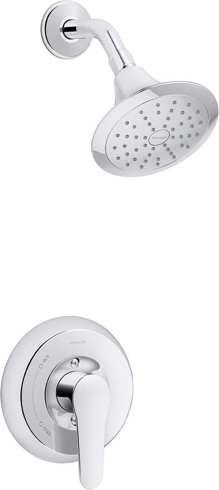 KOHLER July™ One Handle Single Function Shower Faucet in Polished Chrome (Trim Only)