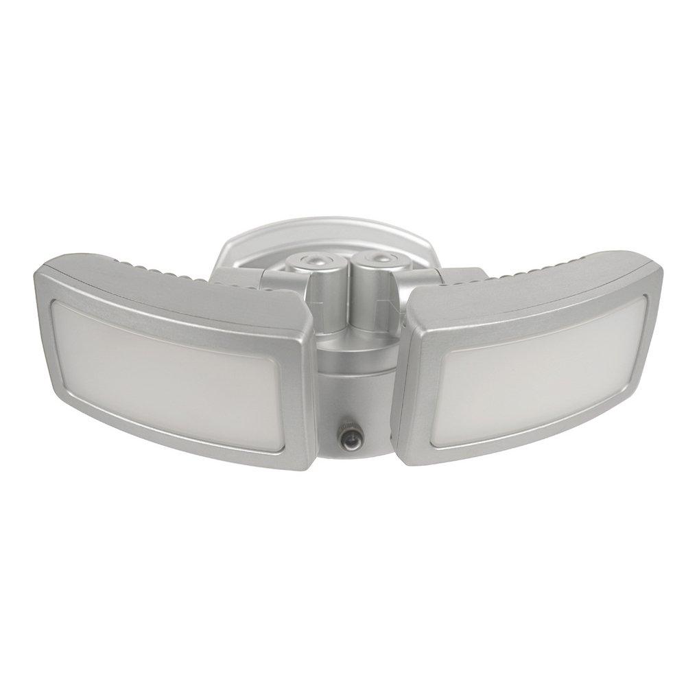 9-3/5 in. 40W 5000K LED Flood Light in Stainless Steel