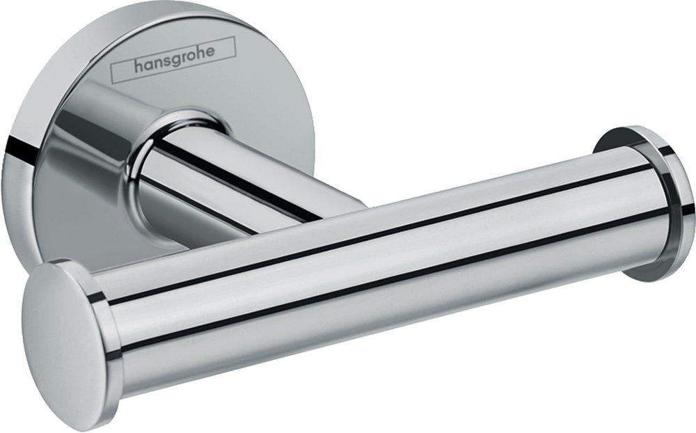 Hansgrohe Logis 2-Hook Robe Hook in Chrome