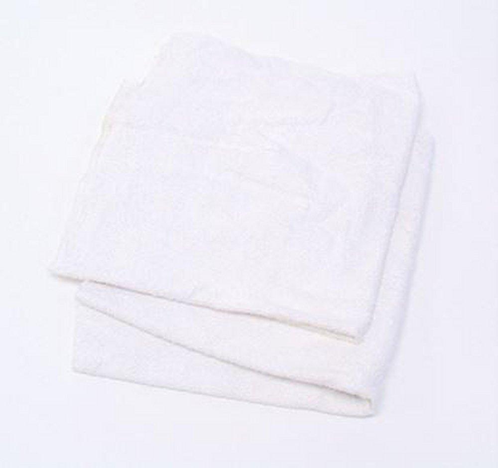 10 lb. Terry Towel Rag in White