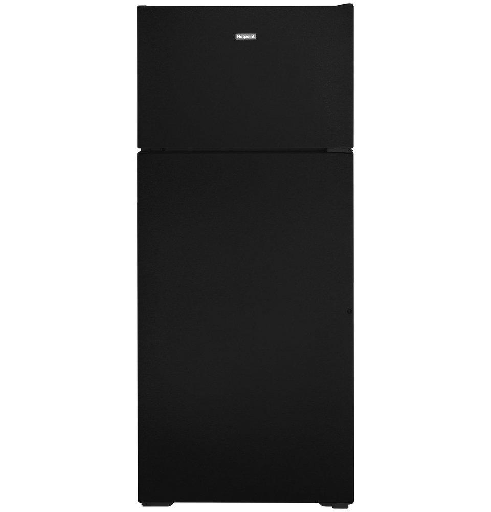 GE Hotpoint Hotpoint 17.5 cu. ft. Top Mount Freezer Refrigerator in Black