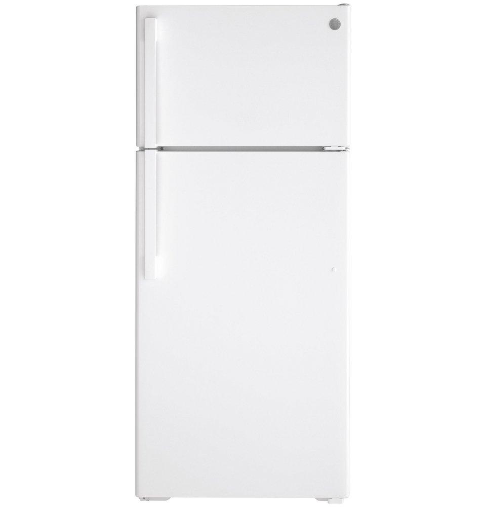 17.53 cu. ft. Freezer on Top Refrigerator in White