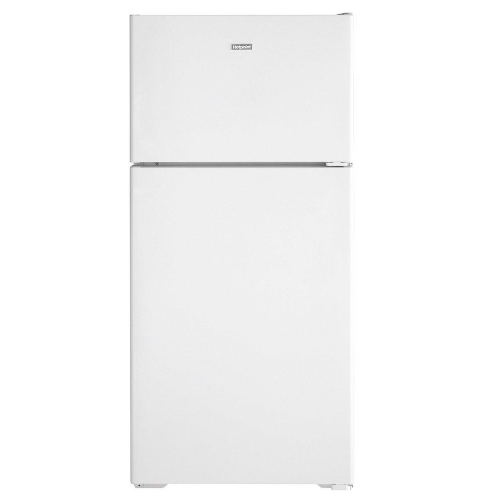 28 in. 15.6 cu. ft. Top Mount Freezer Refrigerator in White