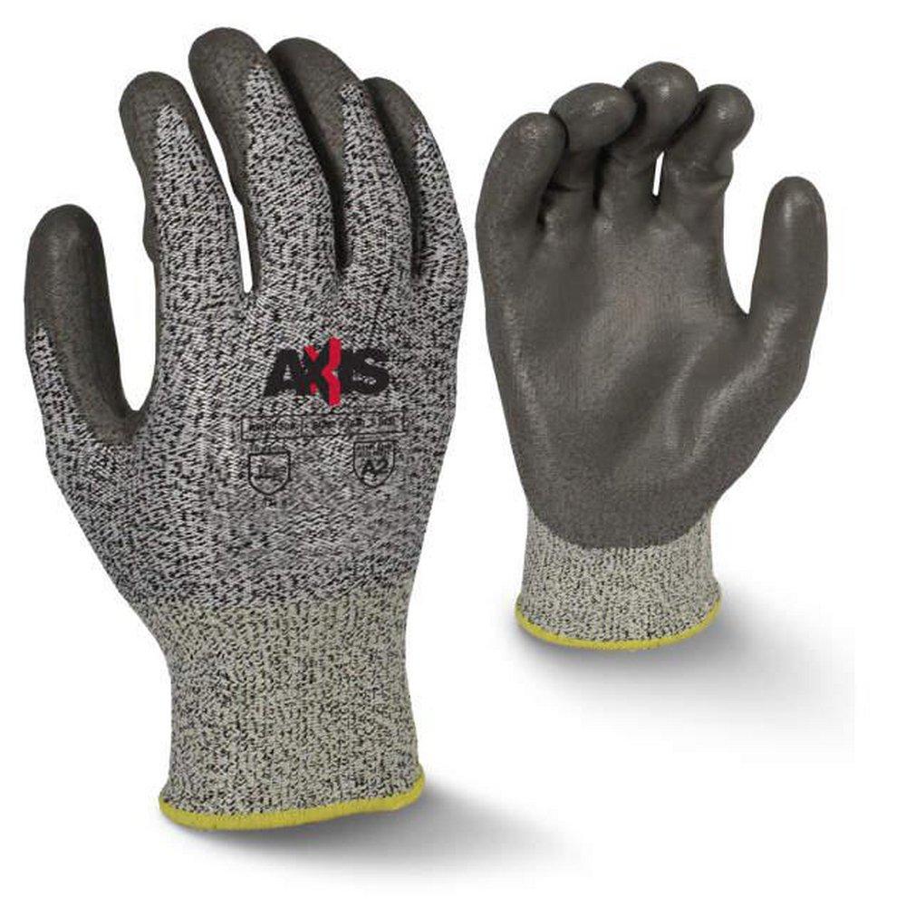 Radians AXIS™ 13G HPPE Shell Cut Level A2 Work Gloves in Salt & Pepper, L
