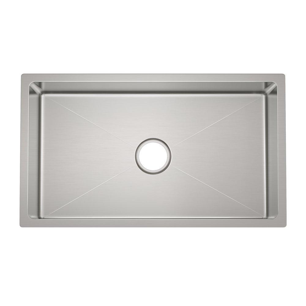 PROFLO® Plamosa 32 in. Undermount Stainless Steel Single Bowl Kitchen Sink