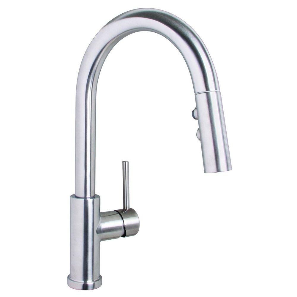 Speakman Neo™ Single Handle Pull Down Kitchen Faucet in Stainless Steel