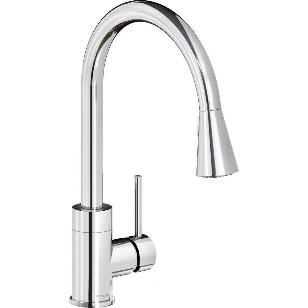 Elkay Avado Single Handle Pull Down Kitchen Faucet in Chrome