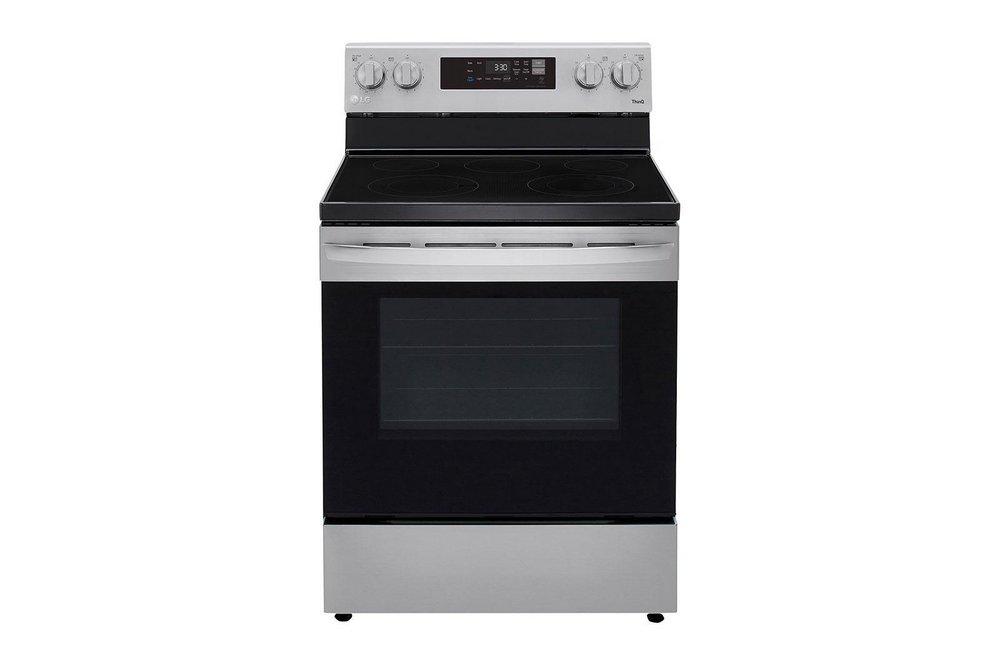29-7/8 in. Electric 5-Burner Smoothtop Freestanding Range in Stainless Steel