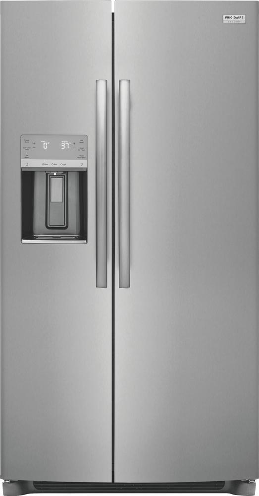 Frigidaire Gallery Gallery® 36-1/4 in. 25.6 cu. ft. Side-By-Side Refrigerator in Stainless