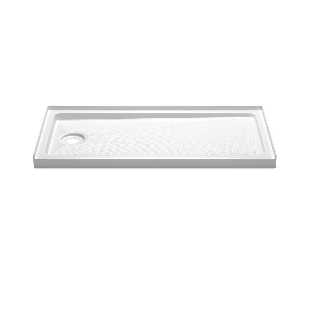 PROFLO® Hammond 60 in. x 30 in. Shower Base with Left Drain in White