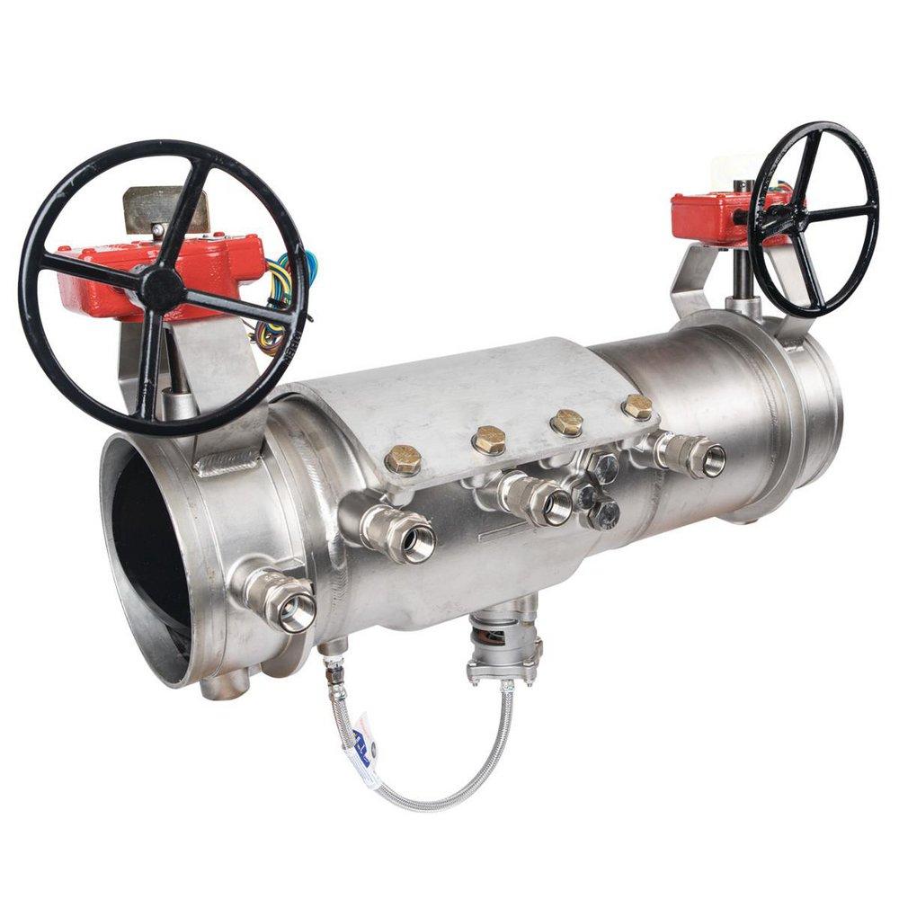 Ames Fire & Waterworks Deringer 40/40G 8 in. Stainless Steel Grooved Backflow Preventer